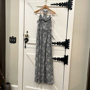 Floral Ruffled Maxi Dresss